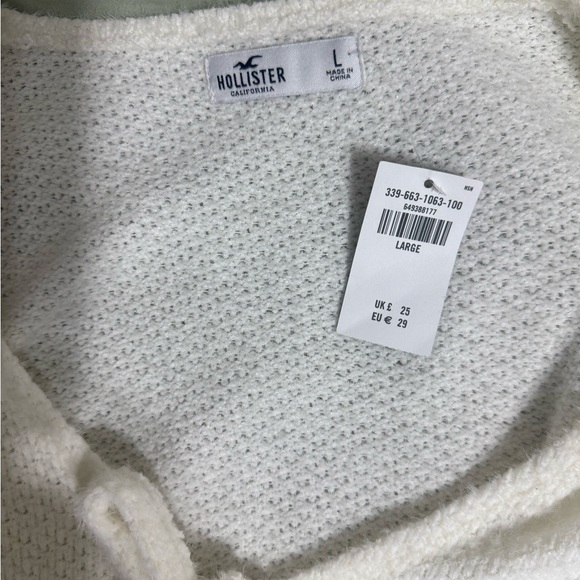 Hollister Cream Knit Cardigan - Picture 2 of 2